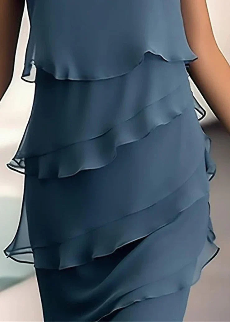 MP | Mini šaty Unicoloured Sleeveless - námornícke