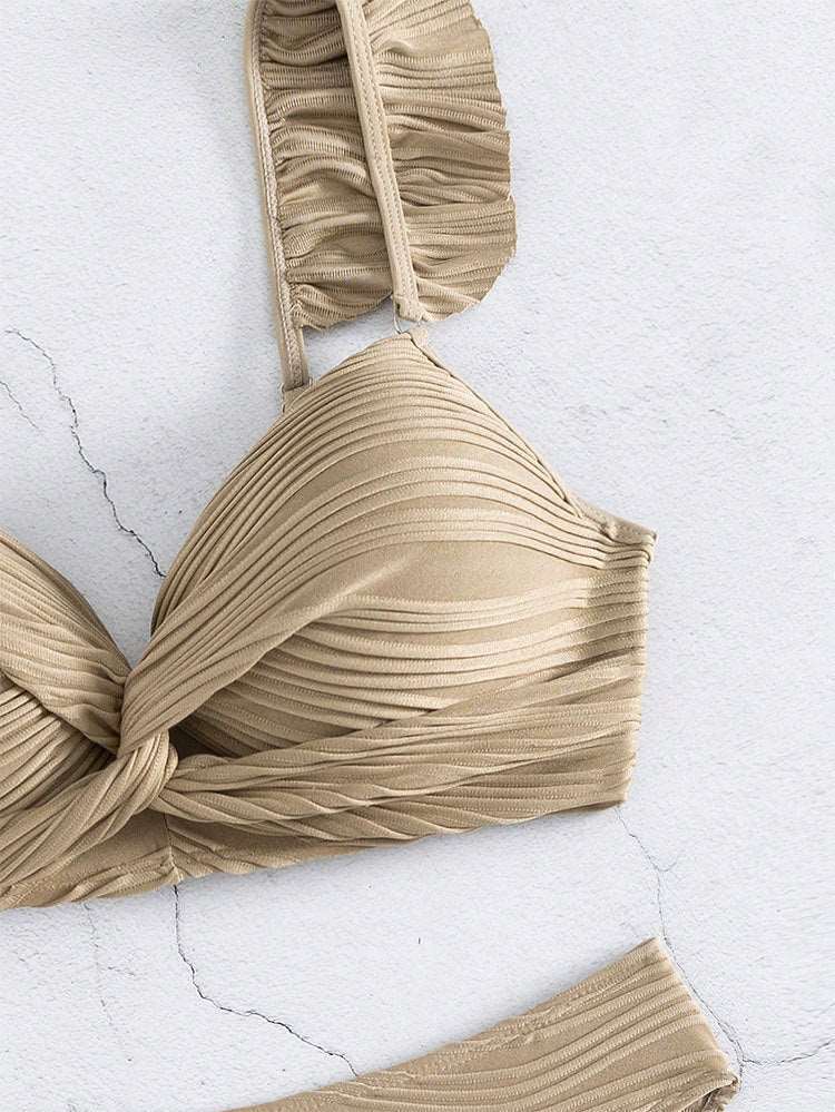 MP | Dámske jednofarebné bikiny s volánmi v 2 farbách S-XL