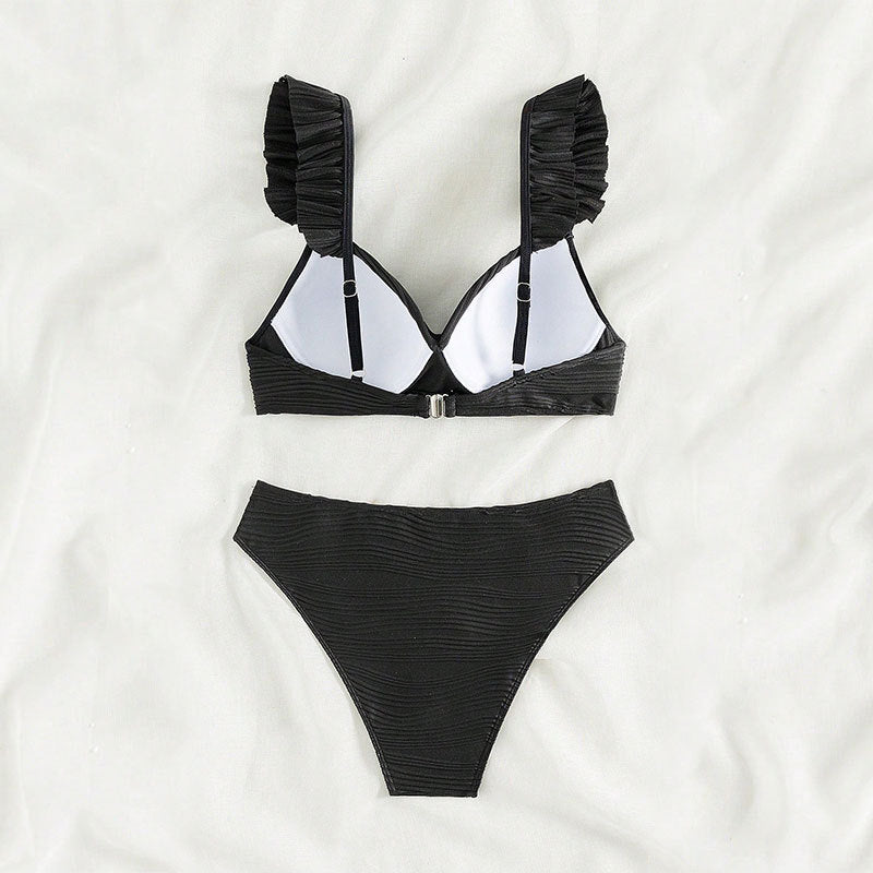 MP | Dámske jednofarebné bikiny s volánmi v 2 farbách S-XL