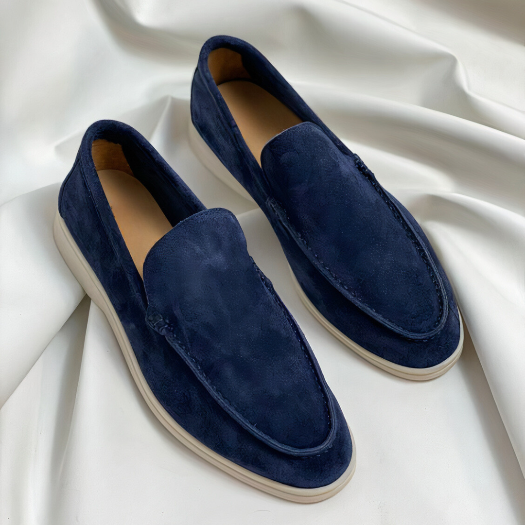 MP | Pánske ležérne topánky semišové mokasíny Slip On
