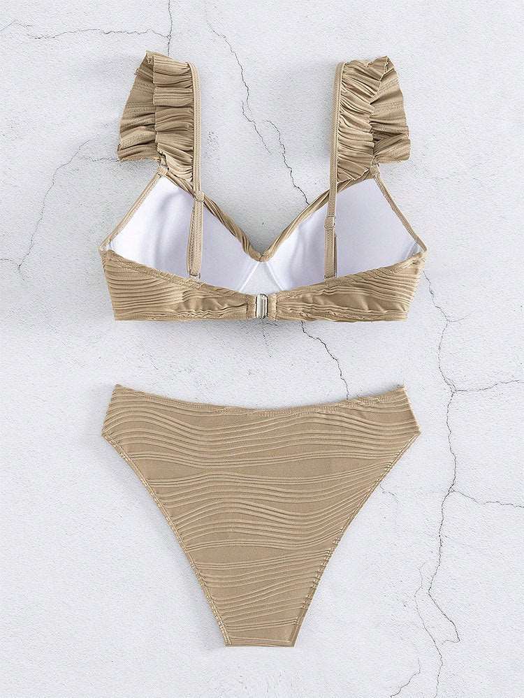 MP | Dámske jednofarebné bikiny s volánmi v 2 farbách S-XL
