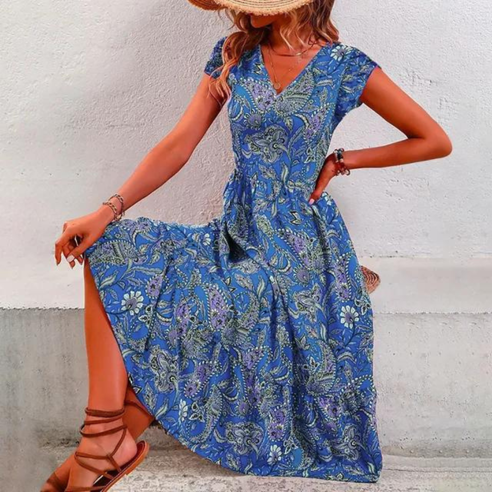 MP | Elegantné vintage kvetinové šaty