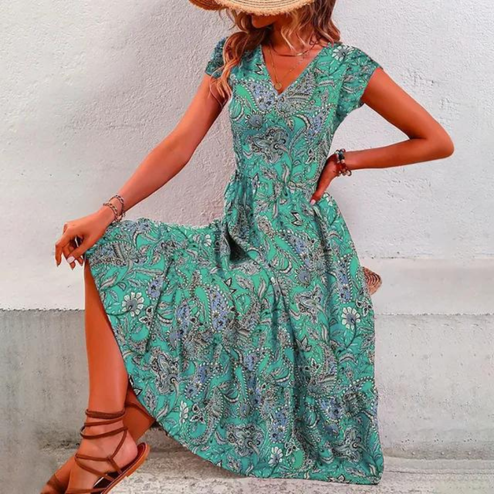 MP | Elegantné vintage kvetinové šaty