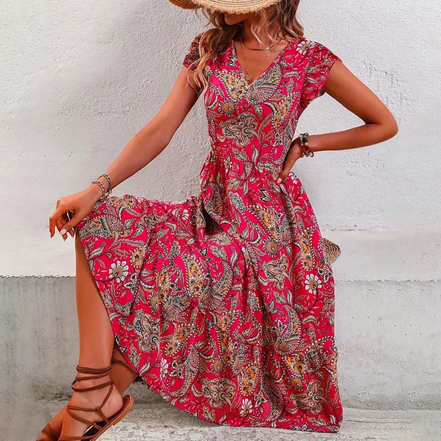 MP | Elegantné vintage kvetinové šaty