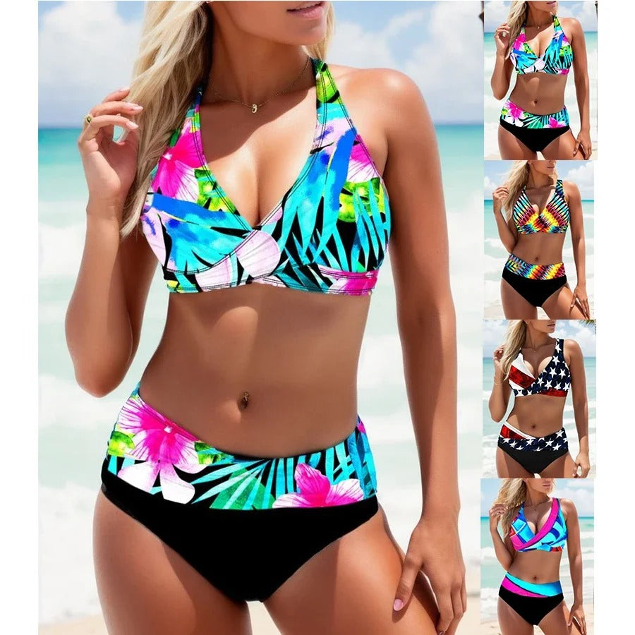 MP | Viacfarebné bikiny s bočnými ramienkami