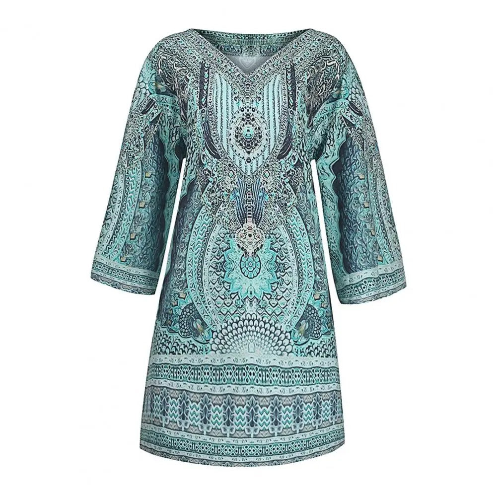 MP | Boho voľné mini šaty