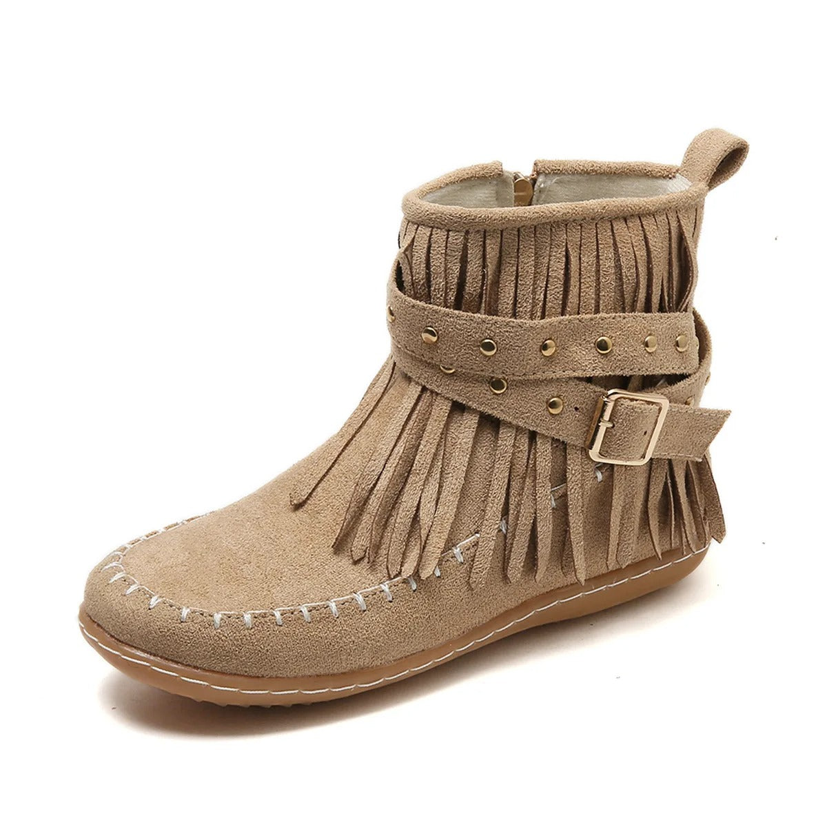MP | Boho mokasíny so strapcami