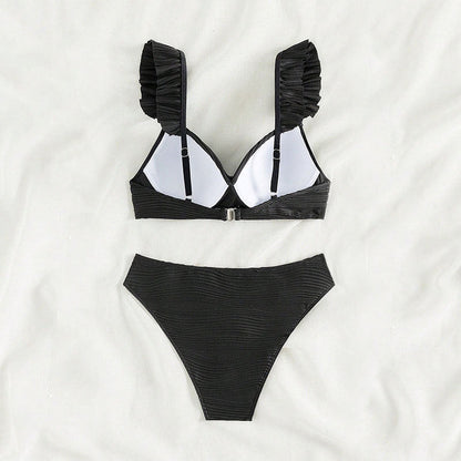 MP | Dámske jednofarebné bikiny s volánmi v 2 farbách S-XL