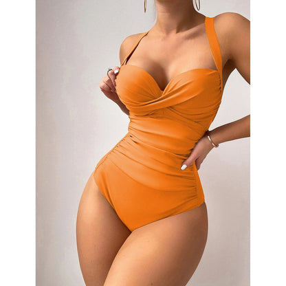 MP | Jednodielne bikiny so zatočenou prednou časťou
