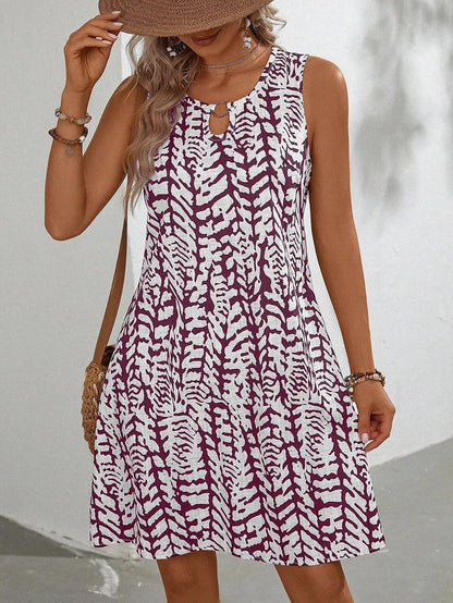 MP | Boho Vintage mini šaty bez rukávov