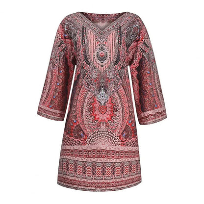 MP | Boho voľné mini šaty