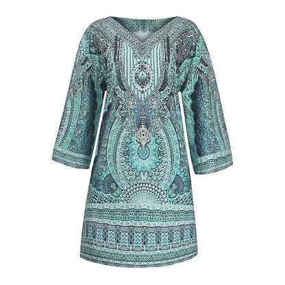 MP | Boho voľné mini šaty